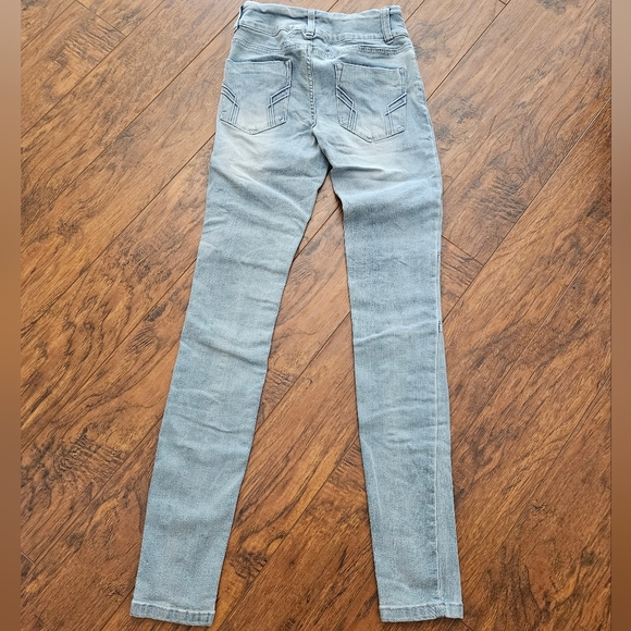 Foxy Jeans pull on jeggings icy blue - Picture 2 of 4